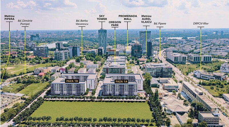 Nusco City Faza 2, Sos. Pipera 48, de vanzare apartament 2 camere.
